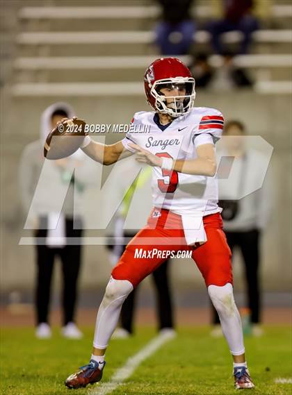 Thumbnail 1 in CIF Central Section D1-AA  PLAYOFFS round 1 Sanger @ Clovis North photogallery.
