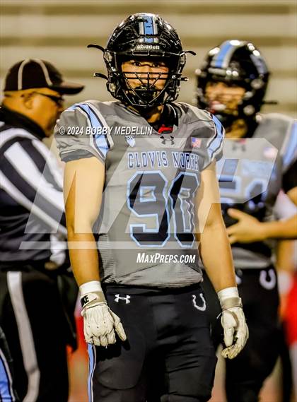 Thumbnail 3 in CIF Central Section D1-AA  PLAYOFFS round 1 Sanger @ Clovis North photogallery.