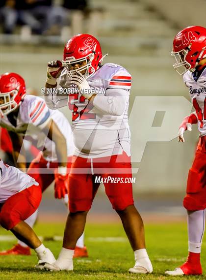 Thumbnail 2 in CIF Central Section D1-AA  PLAYOFFS round 1 Sanger @ Clovis North photogallery.