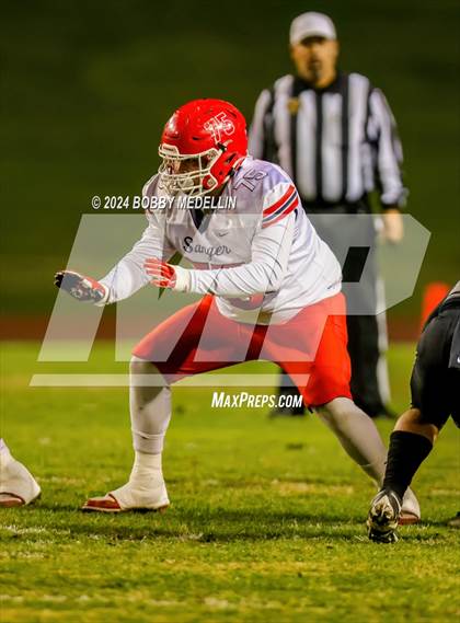 Thumbnail 1 in CIF Central Section D1-AA  PLAYOFFS round 1 Sanger @ Clovis North photogallery.