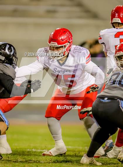 Thumbnail 2 in CIF Central Section D1-AA  PLAYOFFS round 1 Sanger @ Clovis North photogallery.