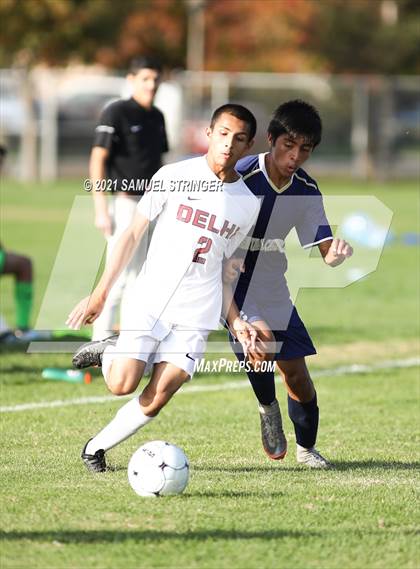Thumbnail 2 in Delhi vs. Central Catholic (Hughson Tournament) photogallery.