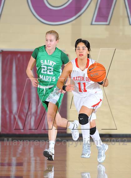 Thumbnail 3 in St. Mary's vs. Mater Dei (Nike Tournament of Champions) photogallery.