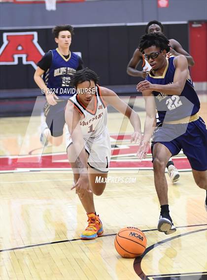 Thumbnail 2 in The Palmdale Aerospace Academy vs. Golden Valley photogallery.