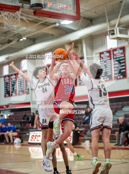 Thumbnail 1 in Mountain View vs Cimarron-Memorial (Torrey Pines Holiday Classic Tip-Off)  photogallery.
