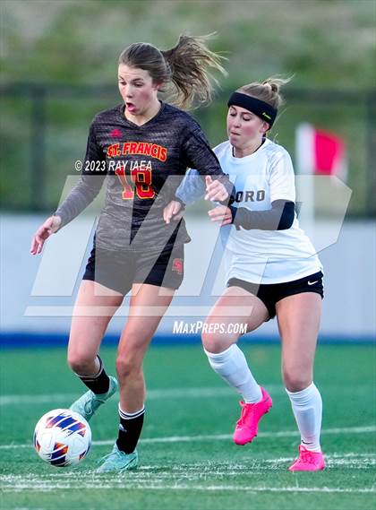 Thumbnail 2 in St. Francis vs. Del Oro (CIF SJS D2 Final) photogallery.
