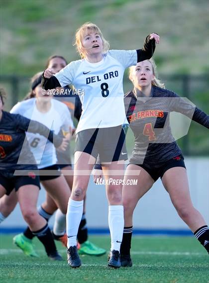 Thumbnail 3 in St. Francis vs. Del Oro (CIF SJS D2 Final) photogallery.