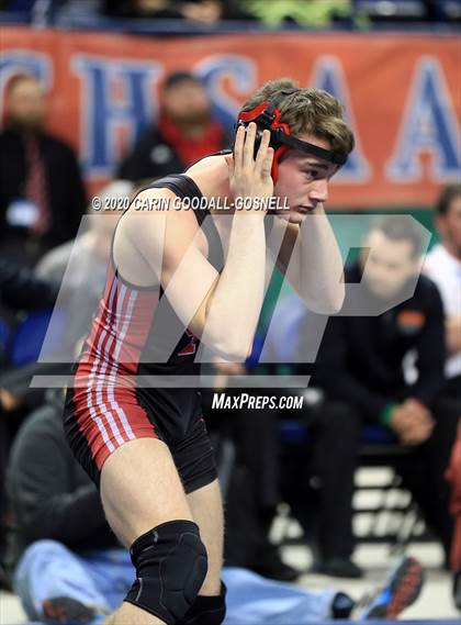 Thumbnail 1 in NCHSAA Wrestling Championship (Finals 160 lb) photogallery.