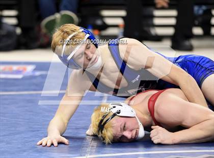 Thumbnail 1 in NCHSAA Wrestling Championship (Finals 160 lb) photogallery.