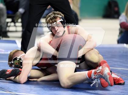 Thumbnail 3 in NCHSAA Wrestling Championship (Finals 160 lb) photogallery.