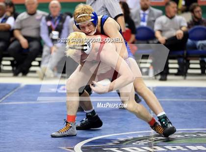 Thumbnail 1 in NCHSAA Wrestling Championship (Finals 160 lb) photogallery.