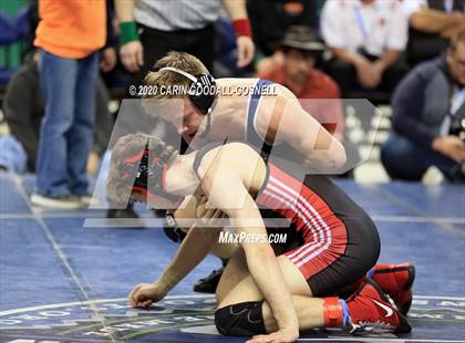 Thumbnail 2 in NCHSAA Wrestling Championship (Finals 160 lb) photogallery.