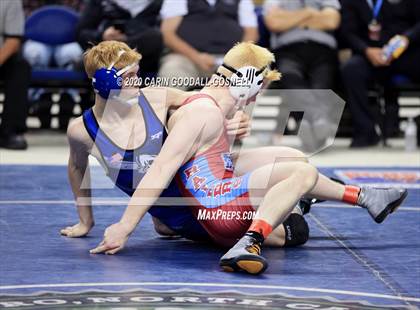 Thumbnail 1 in NCHSAA Wrestling Championship (Finals 160 lb) photogallery.