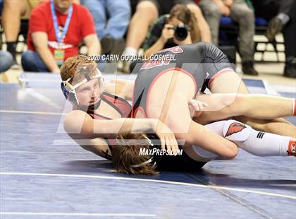Thumbnail 1 in NCHSAA Wrestling Championship (Finals 160 lb) photogallery.