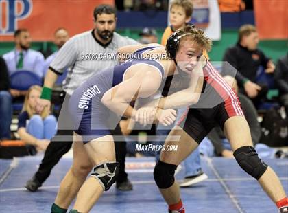 Thumbnail 1 in NCHSAA Wrestling Championship (Finals 160 lb) photogallery.