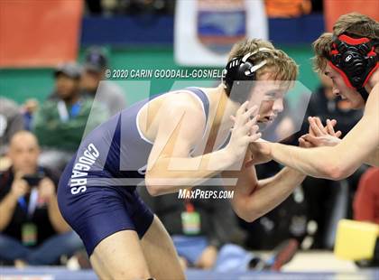 Thumbnail 1 in NCHSAA Wrestling Championship (Finals 160 lb) photogallery.