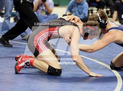 Thumbnail 1 in NCHSAA Wrestling Championship (Finals 160 lb) photogallery.