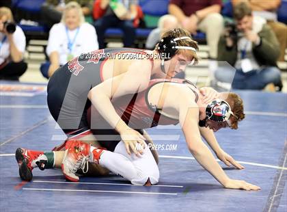 Thumbnail 1 in NCHSAA Wrestling Championship (Finals 160 lb) photogallery.
