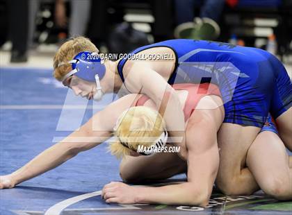 Thumbnail 1 in NCHSAA Wrestling Championship (Finals 160 lb) photogallery.