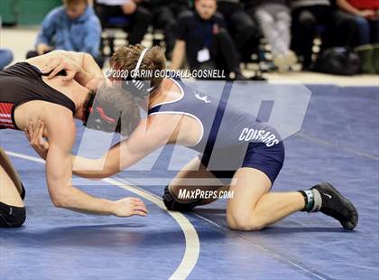 Thumbnail 3 in NCHSAA Wrestling Championship (Finals 160 lb) photogallery.