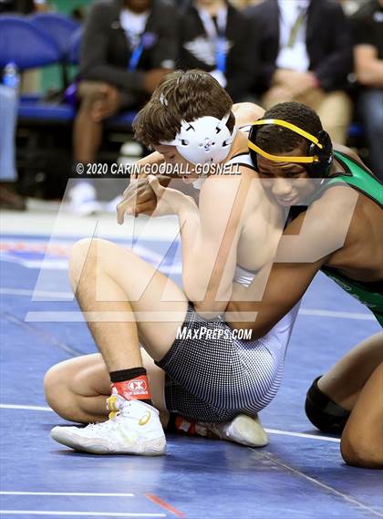 Thumbnail 2 in NCHSAA Wrestling Championship (Finals 160 lb) photogallery.