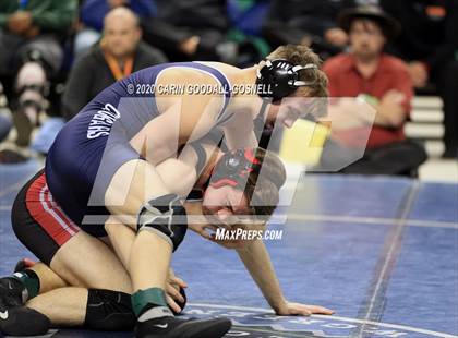 Thumbnail 3 in NCHSAA Wrestling Championship (Finals 160 lb) photogallery.