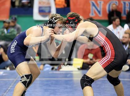 Thumbnail 2 in NCHSAA Wrestling Championship (Finals 160 lb) photogallery.