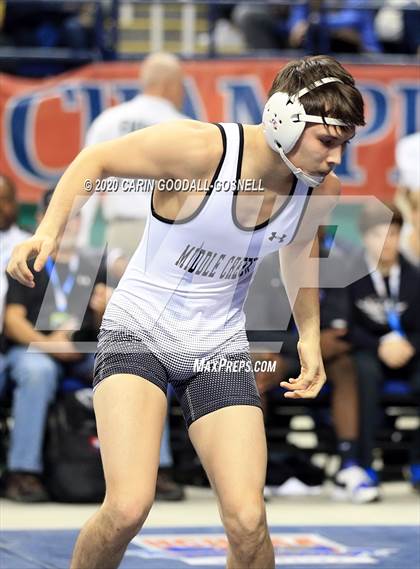 Thumbnail 1 in NCHSAA Wrestling Championship (Finals 160 lb) photogallery.