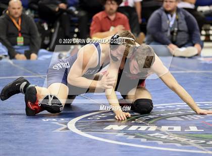 Thumbnail 2 in NCHSAA Wrestling Championship (Finals 160 lb) photogallery.