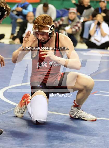 Thumbnail 1 in NCHSAA Wrestling Championship (Finals 160 lb) photogallery.