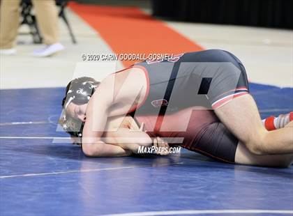 Thumbnail 1 in NCHSAA Wrestling Championship (Finals 160 lb) photogallery.
