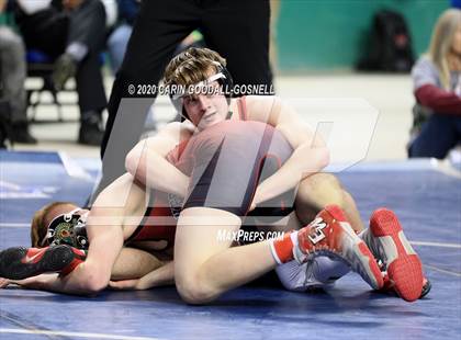 Thumbnail 2 in NCHSAA Wrestling Championship (Finals 160 lb) photogallery.