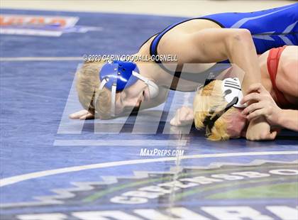 Thumbnail 3 in NCHSAA Wrestling Championship (Finals 160 lb) photogallery.