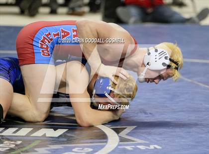 Thumbnail 1 in NCHSAA Wrestling Championship (Finals 160 lb) photogallery.