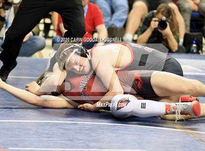 Thumbnail 3 in NCHSAA Wrestling Championship (Finals 160 lb) photogallery.