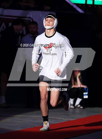 Thumbnail 3 in NCHSAA Wrestling Championship (Finals 160 lb) photogallery.