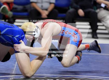 Thumbnail 3 in NCHSAA Wrestling Championship (Finals 160 lb) photogallery.