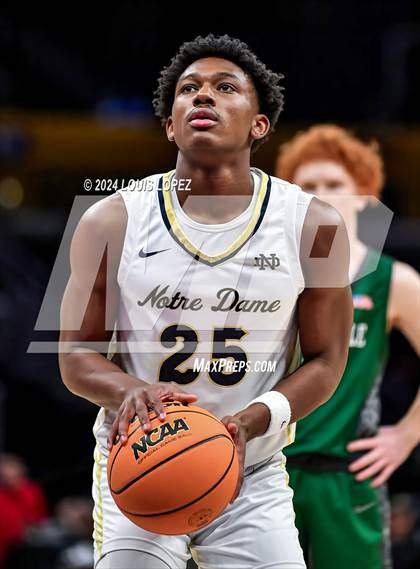 Thumbnail 1 in Notre Dame (SO) vs. De La Salle (Coastal Catholic Classic) photogallery.