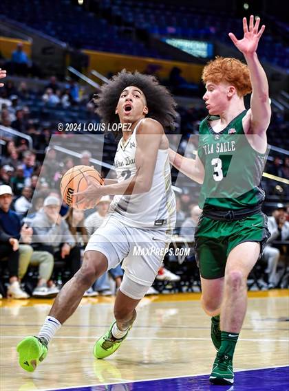 Thumbnail 1 in Notre Dame (SO) vs. De La Salle (Coastal Catholic Classic) photogallery.