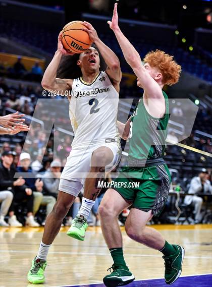 Thumbnail 2 in Notre Dame (SO) vs. De La Salle (Coastal Catholic Classic) photogallery.