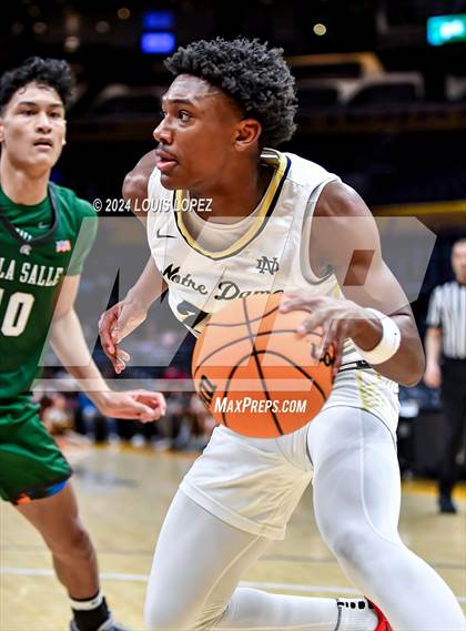 Thumbnail 1 in Notre Dame (SO) vs. De La Salle (Coastal Catholic Classic) photogallery.