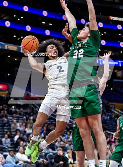 Thumbnail 1 in Notre Dame (SO) vs. De La Salle (Coastal Catholic Classic) photogallery.