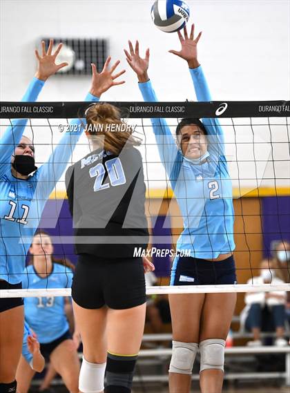 Thumbnail 3 in Mercy vs. Marymount (Durango Fall Classic) photogallery.