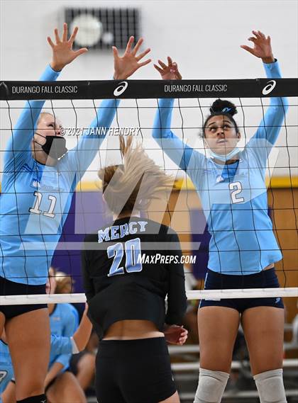 Thumbnail 1 in Mercy vs. Marymount (Durango Fall Classic) photogallery.