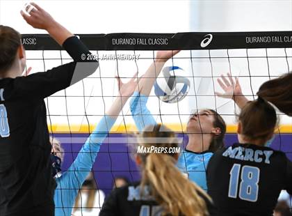 Thumbnail 3 in Mercy vs. Marymount (Durango Fall Classic) photogallery.