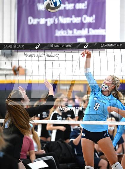 Thumbnail 3 in Mercy vs. Marymount (Durango Fall Classic) photogallery.