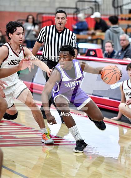 Thumbnail 2 in JSerra Catholic vs. St. Augustine (Nike Extravaganza) photogallery.