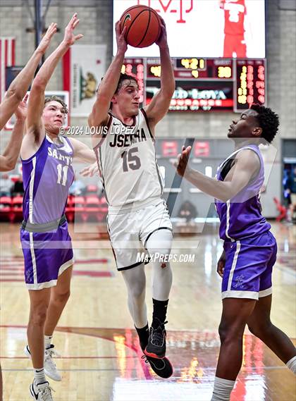 Thumbnail 1 in JSerra Catholic vs. St. Augustine (Nike Extravaganza) photogallery.