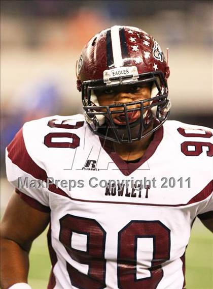 Thumbnail 3 in Rowlett vs. Copperas Cove (5A Division ll Regional Playoff ) photogallery.