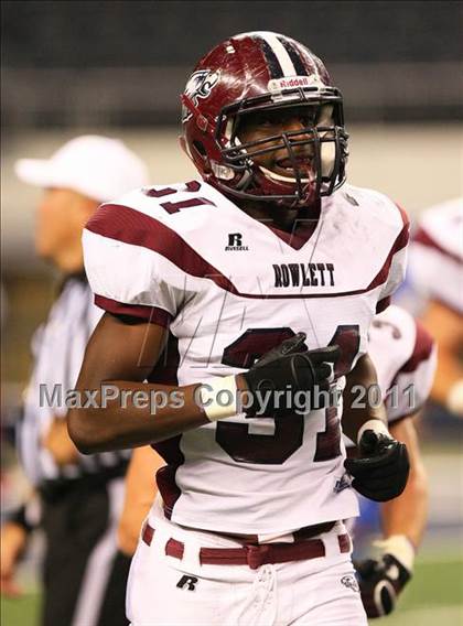 Thumbnail 2 in Rowlett vs. Copperas Cove (5A Division ll Regional Playoff ) photogallery.